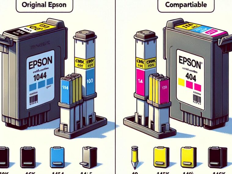 Kompleksowe rozwiązania drukowania: Tusze Epson 104 CMYK - zamienniki i oryginalne